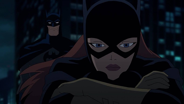 “A Piada Mortal” retrata uma Batgirl que não condiz com a das HQs: submissa e usada apenas como motivo para o fortalecimento do herói masculino | Foto: Reprodução