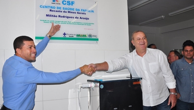 Paulo Garcia  em inauguração de unidade de saúde na região Leste de Goiânia | Foto: Anna Lúcia Almeida/Prefeitura de Goiânia