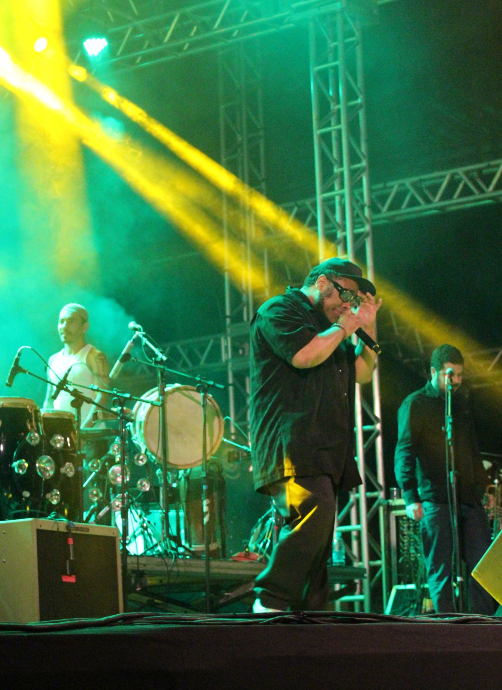 BNegão e Os Seletores de Frequência fizeram a festa do público | Foto: Bruna Aidar/ Jornal Opção