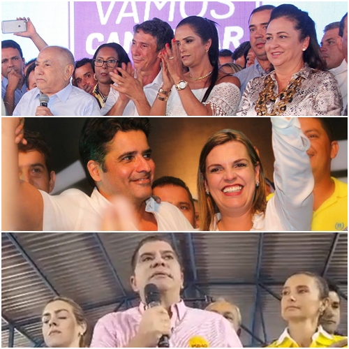 Convenções em Palmas: Raul Filho, Cláudia Lelis e Amastha | Fotos: Facebook 