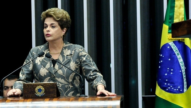 Dilma Rousseff discursa no plenário do Senado Federal | Foto: Reprodução / Agência Brasil