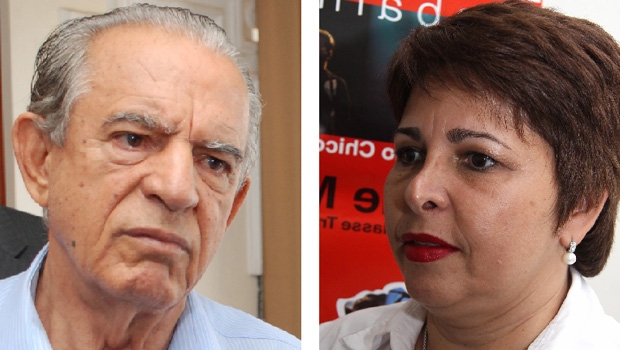 Iris Rezende, quando prefeito, não pagava o piso salarial. Bia de Lima: “Todo ano nós tínhamos que fazer greve” | Fotos: Renan Accioly e Fernando Leite / Jornal Opção