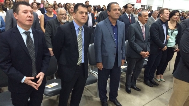 José Nelto, Agenor Mariano, Pastor Silas Malafaia, Iris Rezende e Major Araújo 