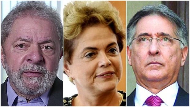 Lula da Silva, Dilma Rousseff e Fernando Pimentel: o governo do PT colocou o BNDES a serviço das chamadas nações amigas ideologicamente, como Venezuela, Cuba e Angola | Foto: Divulgação