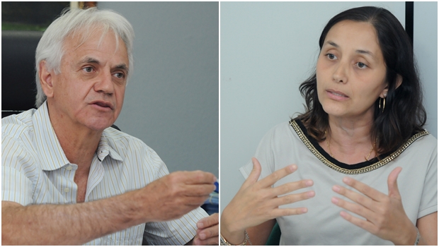 Luziano Severino, delegado da Dema: “É inadmissível ver água jorrando 24 horas em uma quantidade enorme. Como mitigar isso? Em meio ambiente, raramente existe recuperação”; Ana Paula Araújo, da Amma: “A ação tem que ir além da autuação. É necessário que o empreendimento solucione a irregularidade, ou o impacto negativo ao meio ambiente continuará”