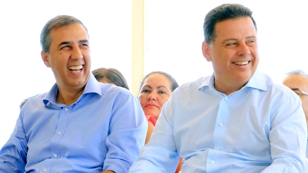 Governador Marconi Perillo e vice-governador José Eliton