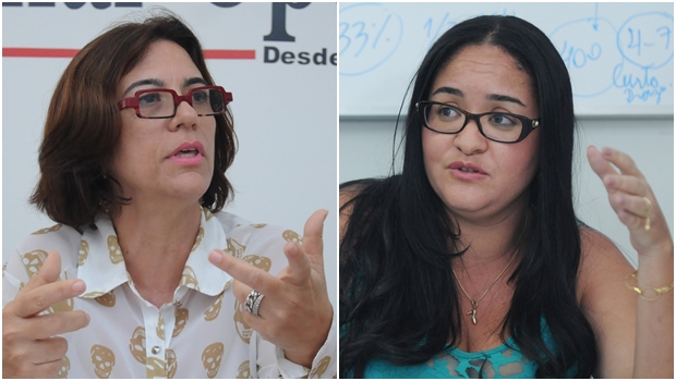 Maria Ester de Souza, do CAU: “Não é só o rebaixamento de lençol freático que pode trazer problemas para um determinado local da cidade”; Karla Kristina, da Amma: “Rebaixar o lençol e não recircular a água pode causar um dano na microbacia hidrográfica onde os empreendimentos estão instalados”