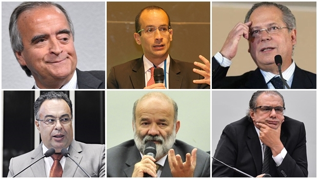  Nestor Cerveró, Marcelo Odebretch, José Dirceu, André Vargas, João Vaccari Neto e Pedro Barusco: todos homens poderosos