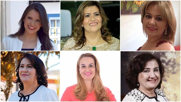 Nárcia Kelly/Bela Vista de Goiás; Mercia Tatico/S.L. Montes Belos; Marcia Candido/Goiatuba; Cida do Gelo/Alexânia; Professora Clarice/Acreúna; Cida Tomazini/Pires do Rio | Fotos: Divulgação/ Reprodução