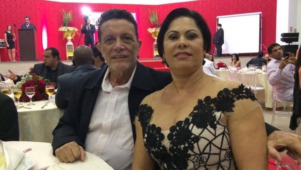 Nick Barbosa, e sua mulher, Maria Lúcia | Reprodução