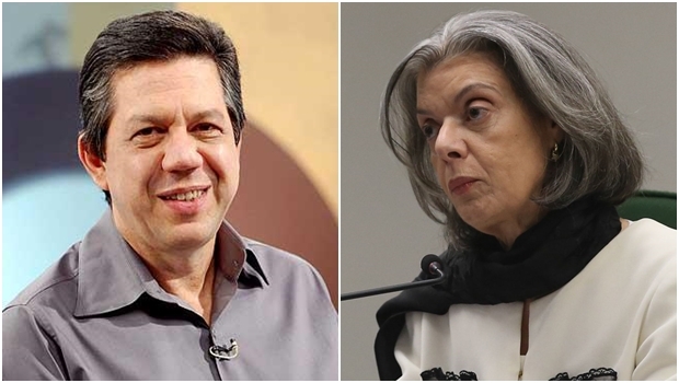 Professor Pasquale e a ministra Cármen Lúcia | Foto: José Cruz/ Agência Brasil 