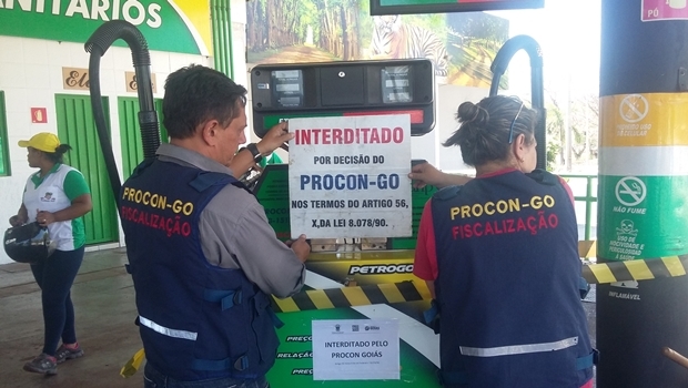 Procon Goiás afirma que continuará fiscalizaçça de estabelecimentos de distribuição de combustível no Estado | Foto: Reprodução/ Procon Goiás 