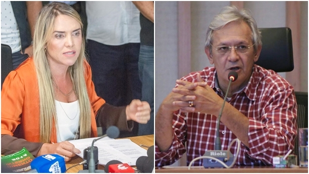 Os deputados Célia Leão e Raimundo Ribeiro, do PPS, foram e outros dois deputados foram afastados da Mesa Diretora Câmara Legislativa do DF | Fotos: Reprodução Facebook