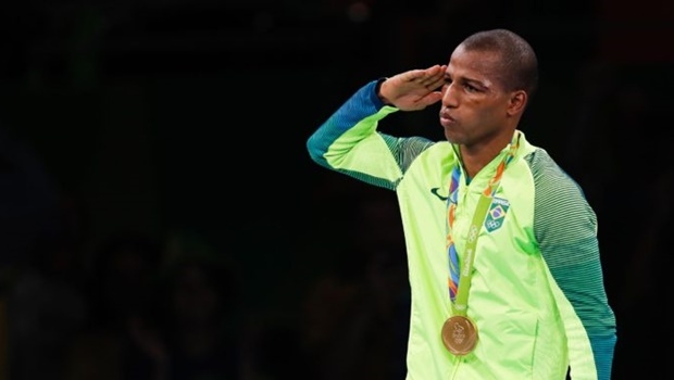 Robson Conceição, pugilista, foi um dos atletas militares a levar ouro nas Olimpíadas | Foto: Fernando Frazão/ Agência Brasil