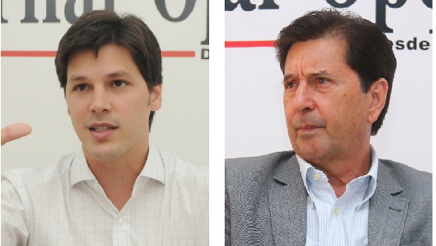 Maguito Vilela e Daniel Vilela: o prefeito de Aparecida de Goiânia e o deputado federal e presidente do PMDB são vistos como “adversários” pelos iristas ortodoxos