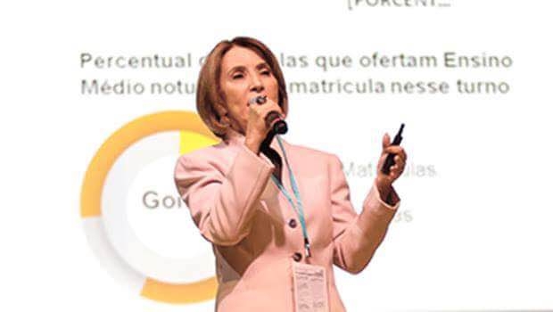 Raquel Teixeira durante seminário em São Paulo | Foto: Jornal Opção