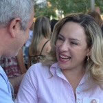 Adriana Accorsi em campanha | Foto: reprodução 