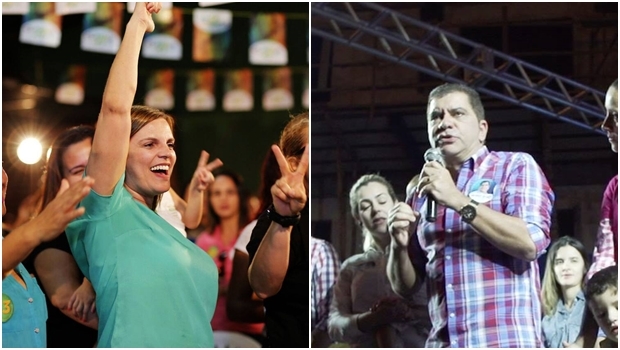 Claudia e Amastha polarizam a eleição em Palmas | Fotos: reprodução 