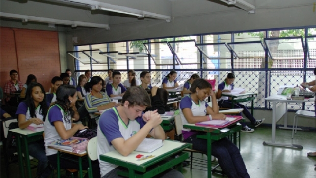 Escolas de Goiás aderiram ao programa do governo que vai ampliar o ensino médio em tempo integral nos próximos dois anos | Foto: Fernando Leite