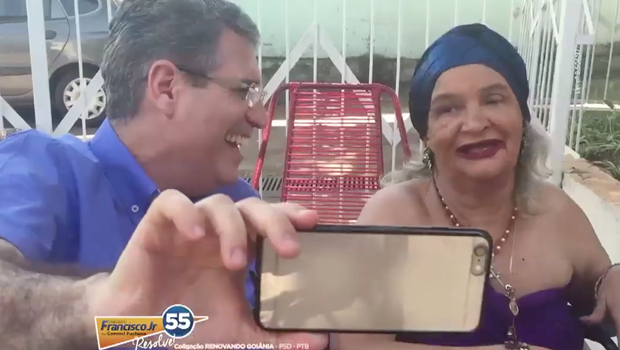 Francisco Jr. e Dona Almira 