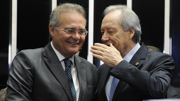Presidentes Renan Calheiros e Ricardo Lewandoviski