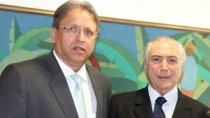 Marcelo Miranda e o presidente Michel Temer | Foto: Pedro França/ Governo Tocantins 