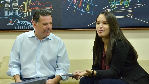 Governador durante programa na internet | Foto: Eduardo Ferreira