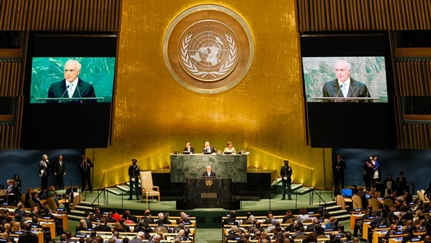 Presidente Michel Temer durante abertura do Debate Geral da 71ª Assembleia Geral das Nações Unidas - ONU | Foto: Beto Barata/PR