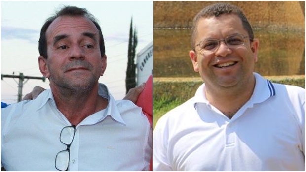 Atual prefeito Tulim e o opositor, Cleyton Melo 