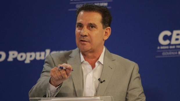 Vanderlan durante o debate | Foto: divulgação 