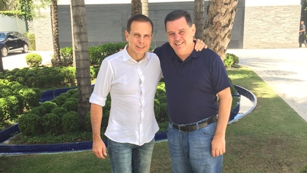 Marconi Perillo reuniu-se com João Doria em seu escritório político, em São Paulo | Foto: Divulgação
