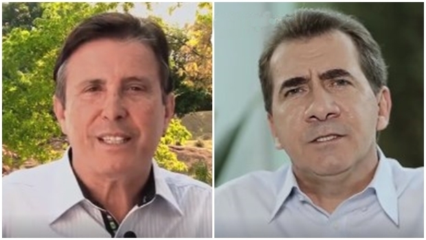 Ex-candidato Pedro Canedo, do DEM, e candidato à reeleição em Anápolis, João Gomes, do PT | Foto: Divulgação