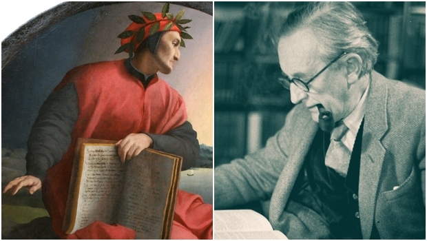 Dante Alighieri (retratado acima) e J.R.R. Tolkien: o primeiro foi resonsável pela quebra de uma tradição; o segundo, pela retomada. Por isso, é possível achar pontos em comum na obra dos dois autores | Fotos: Pintura de Agnolo Bronzino e LA Times