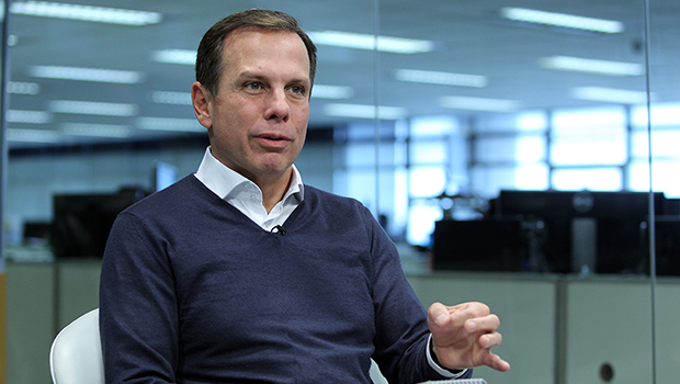 João Dória (PSDB) aparecia com 35% e venceu em São Paulo com 53,29% | Foto: Werther Santana/ TV Estado