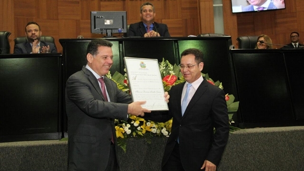 Governador Marconi e deputado estadual Eduardo Botelho | Gabinete