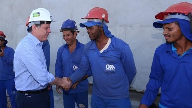 Marconi Perillo afirma que a intenção é que hospital seja entregue no próximo ano | Foto: Divulgação