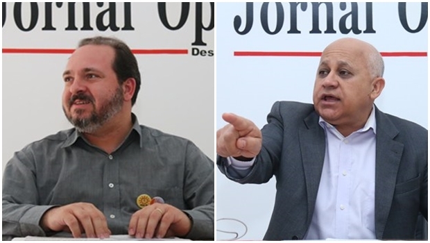 Na campanha em Goiânia, os candidatos Djalma Araújo e Flávio Sofiati mal conseguiram dizer uma ou duas frases