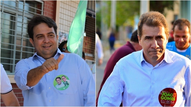 Roberto do Órion e o atual prefeito, João Gomes