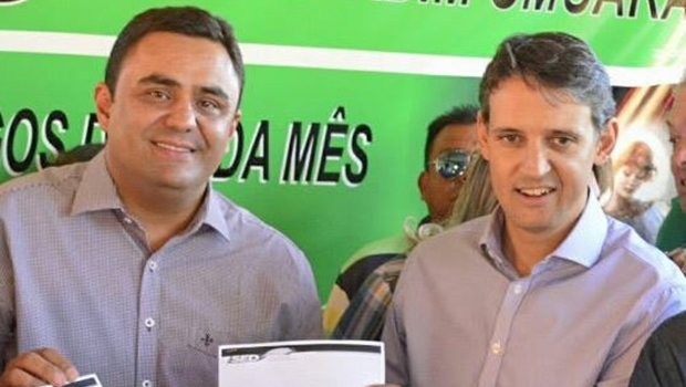 Prefeito Cristóvão Tormin e deputado Thiago Peixoto 