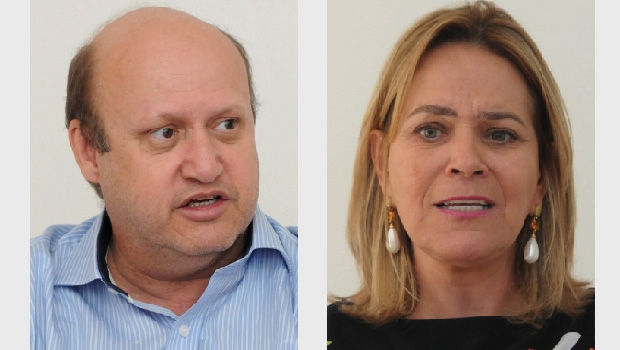 Célio Silveira e Lêda Borges: dois nomes que estão cacifados para  compor a chapa majoritária da base governista na eleição de 2018