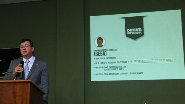 Delegado Douglas Pedrosa apresenta inquérito | Foto: divulgação 