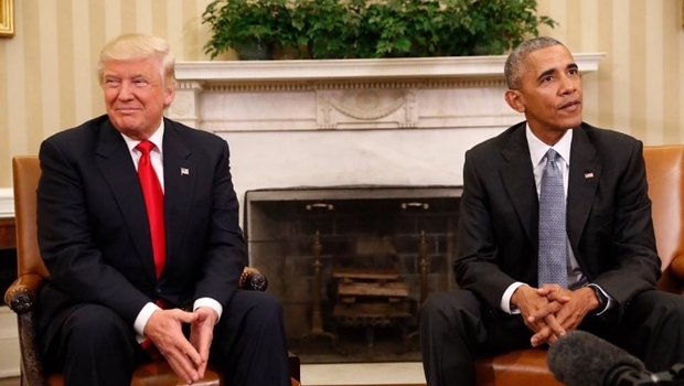 Donald Trump e Barack Obama: os dois defendem o primado do Império americano, o que varia é a retórica | Foto: Divulgação/Facebook