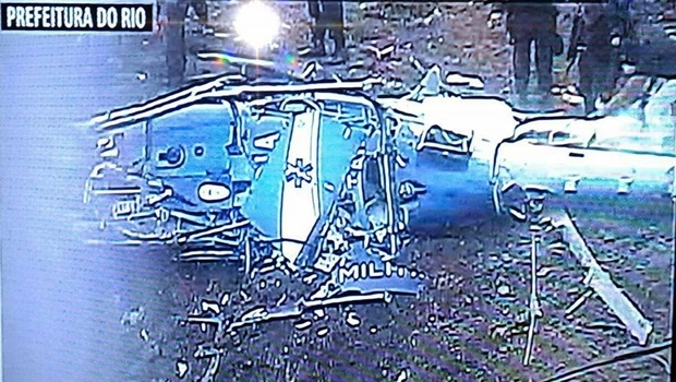 Queda de helicóptero matou quatro policiais militares | Foto: Reprodução