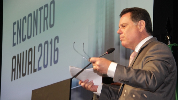 Marconi Perillo durante abertura do Conselho Empresarial da América Latina, em Buenos Aires