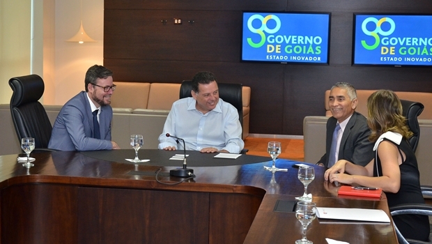 Marconi se reuniu com representantes da CMOC Brasil, que comprou os setores de fosfato e nióbio da Anglo American, localizados em Catalão e Ouvidor | Foto: Eduardo Ferreira