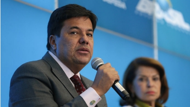 Ministro da Educação Mendonça Filho concedeu entrevista coletiva após o término do exame, no último domingo (6/11) | Foto:  José Cruz / Agência Brasil