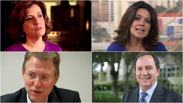 Jornalistas Miriam Leitão e Mara Luquet e economistas Marcos Lisboa e Roberto Gianetti da Fonseca: os formadores de opinião atestam que Goiás fez a coisa certa antes e agora não sofre tanto como outros Estados