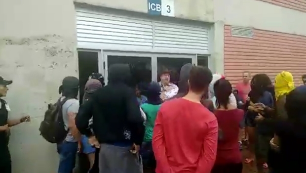 Caso aconteceu nesta segunda-feira (14) | Foto: Reprodução / Vídeo - Adufg