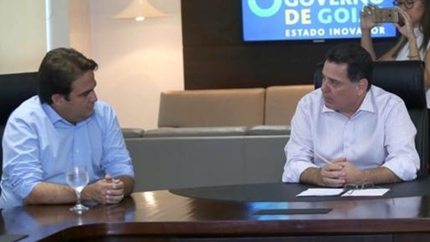 Roberto do Órion e Marconi Perillo falam sobre obras do Estado em Anápolis | Foto: Divulgação