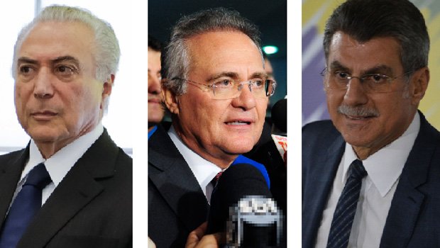 Michel Temer, Renan Calheiros, Romero Jucá, do PMDB: o terceiro é um penduricalho, aparentemente fisiológico dos dois primeiros. Mas o presidente da República e o presidente do Senado são políticos, apesar dos problemas com a Odebrecht, mais qualificados. Os três estão em maus-lençóis e podem cair